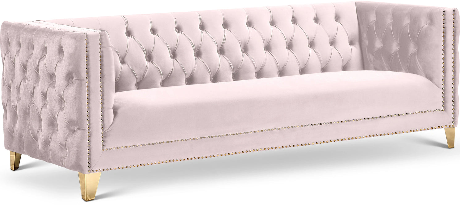 Michelle Pink Velvet Sofa