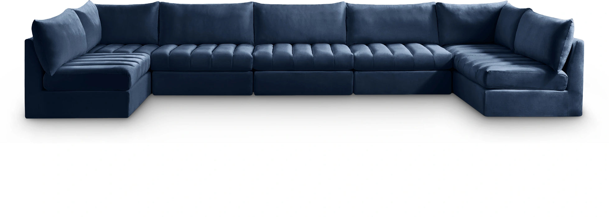 Jacob Navy Velvet Modular Sectional