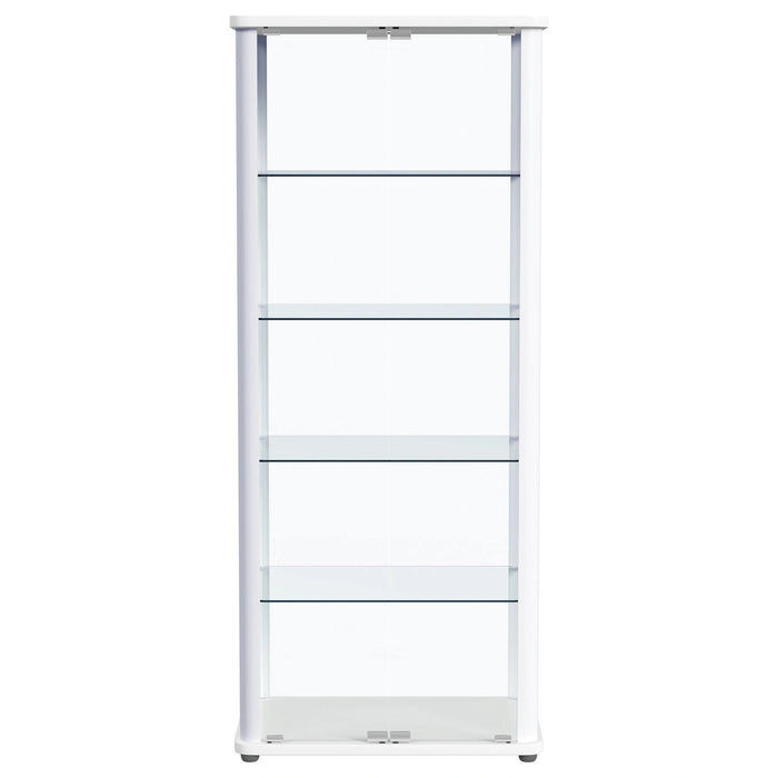 Aero Curio Cabinet with LED Lighting