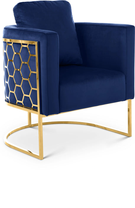 Casa Navy Velvet Chair