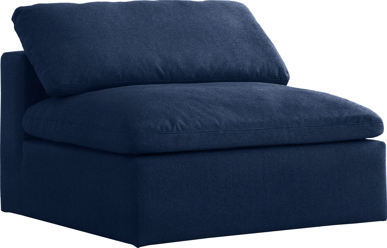 Navy Linen Fabric