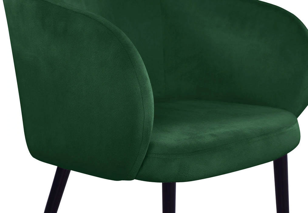Louise Green Velvet Dining Chair