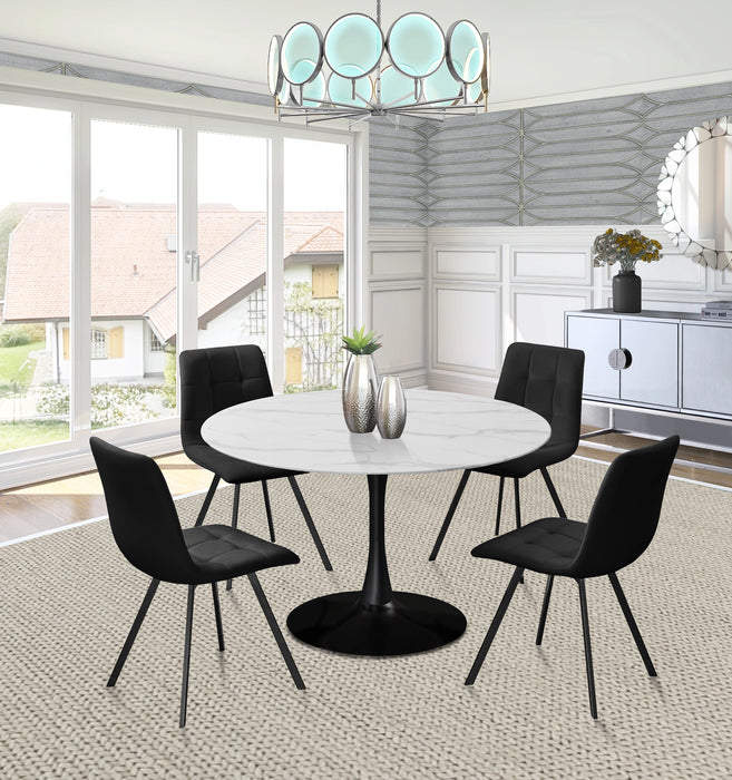 Annie Black Velvet Dining Chair