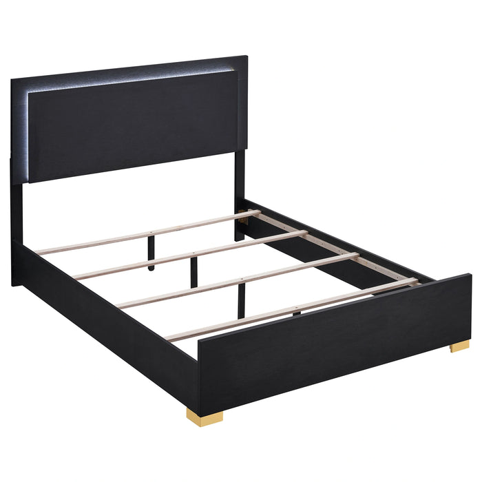 Marceline Panel Bed with LED Lighting