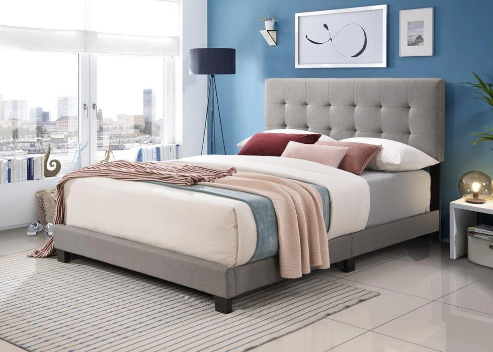 B606 Light Gray Bed