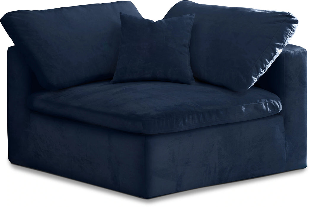 Cozy Navy Velvet Chair