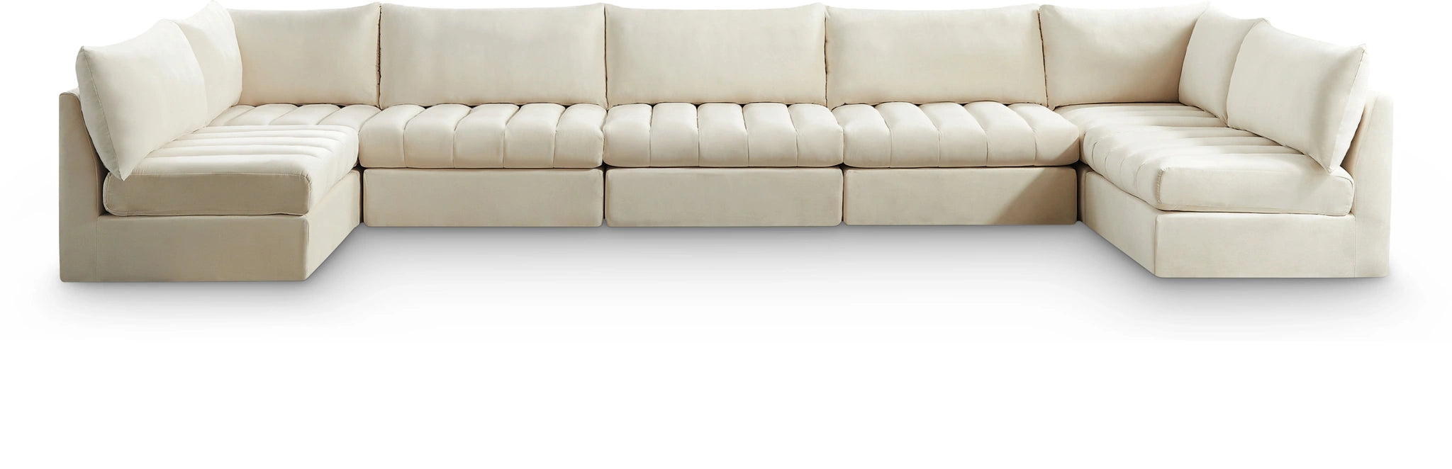 Jacob Cream Velvet Modular Sectional