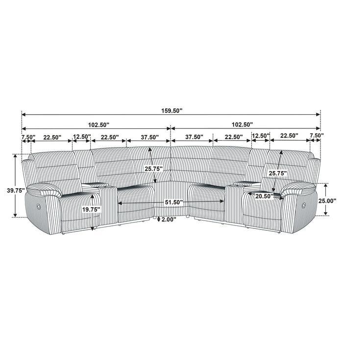 Atkinson Reclining Sectional Sofa