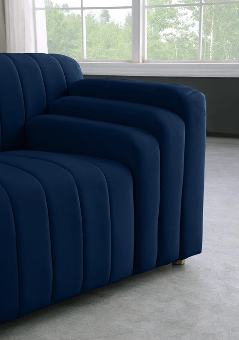 Naya Navy Velvet Chair
