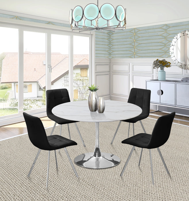 Annie Black Velvet Dining Chair