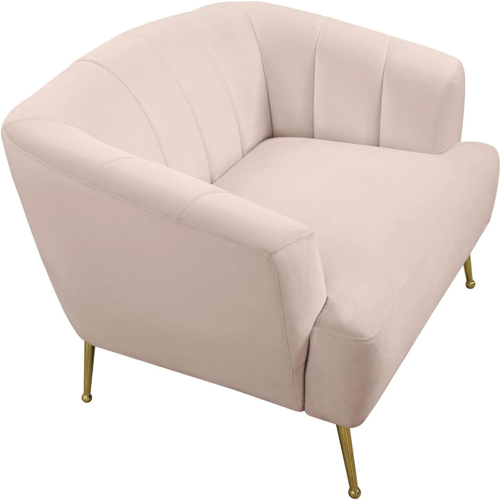 Tori Pink Velvet Chair