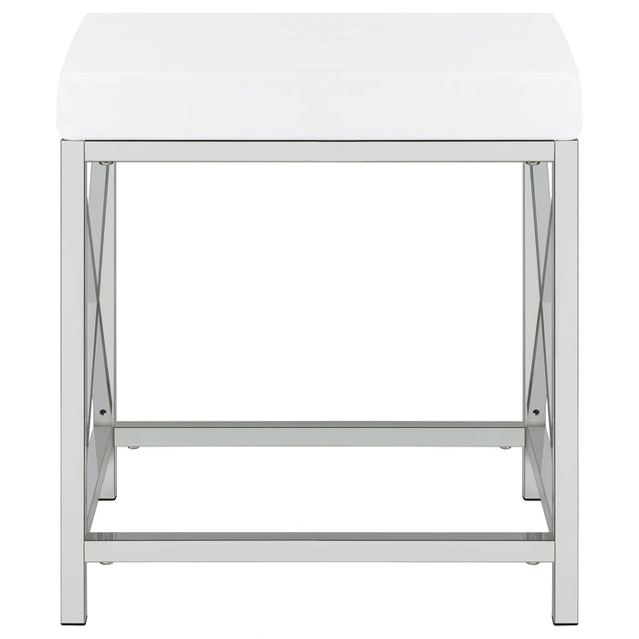 Eliza Makeup Vanity Table with LED Mirror and Stool