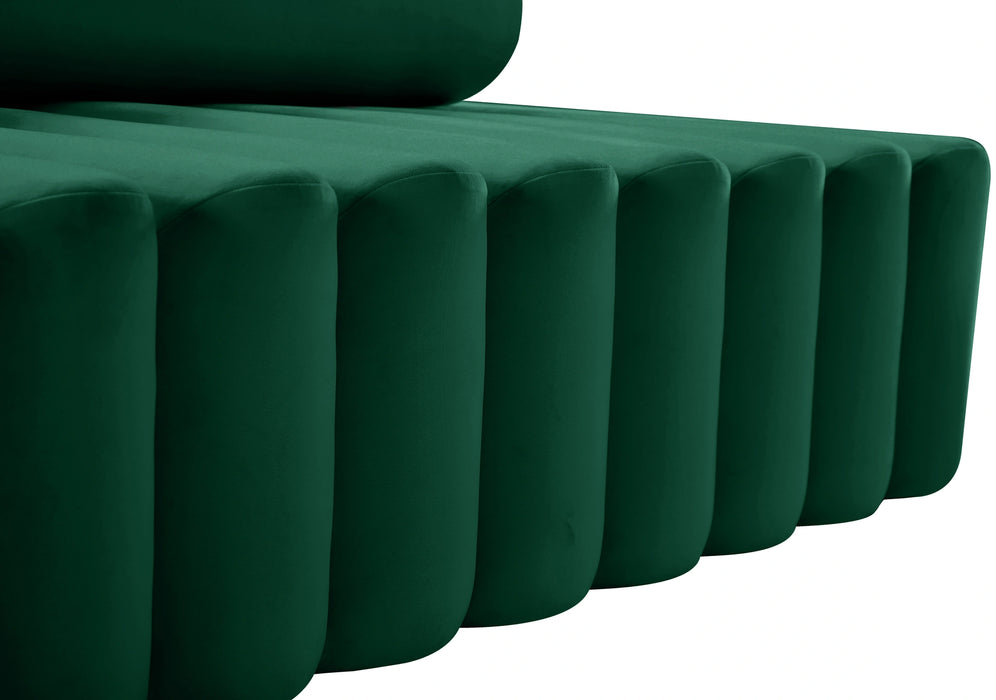 Melody Green Velvet Sofa