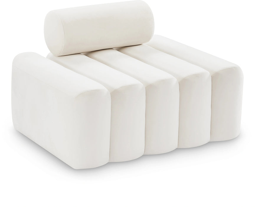 Melody Cream Velvet Chair
