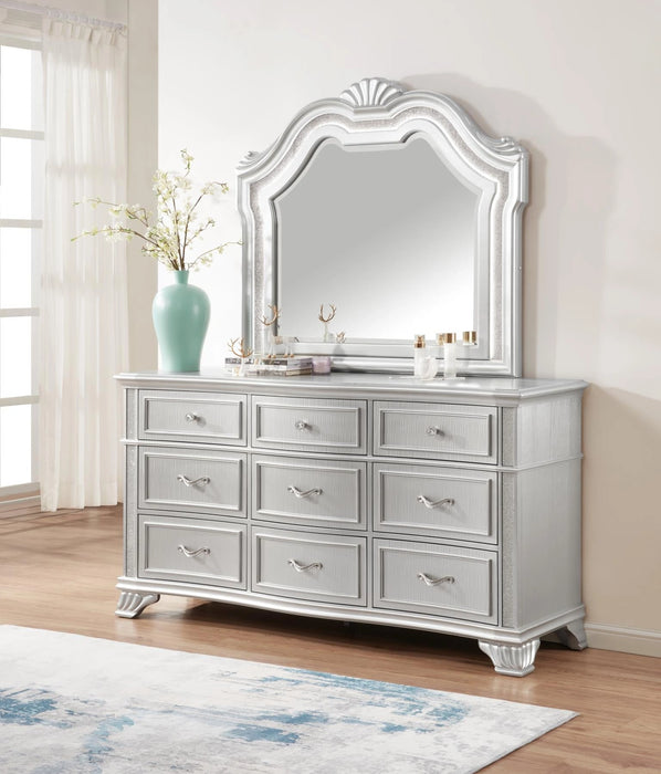 King Bed Frame - Dresser - Mirror - Chest - Nightstand