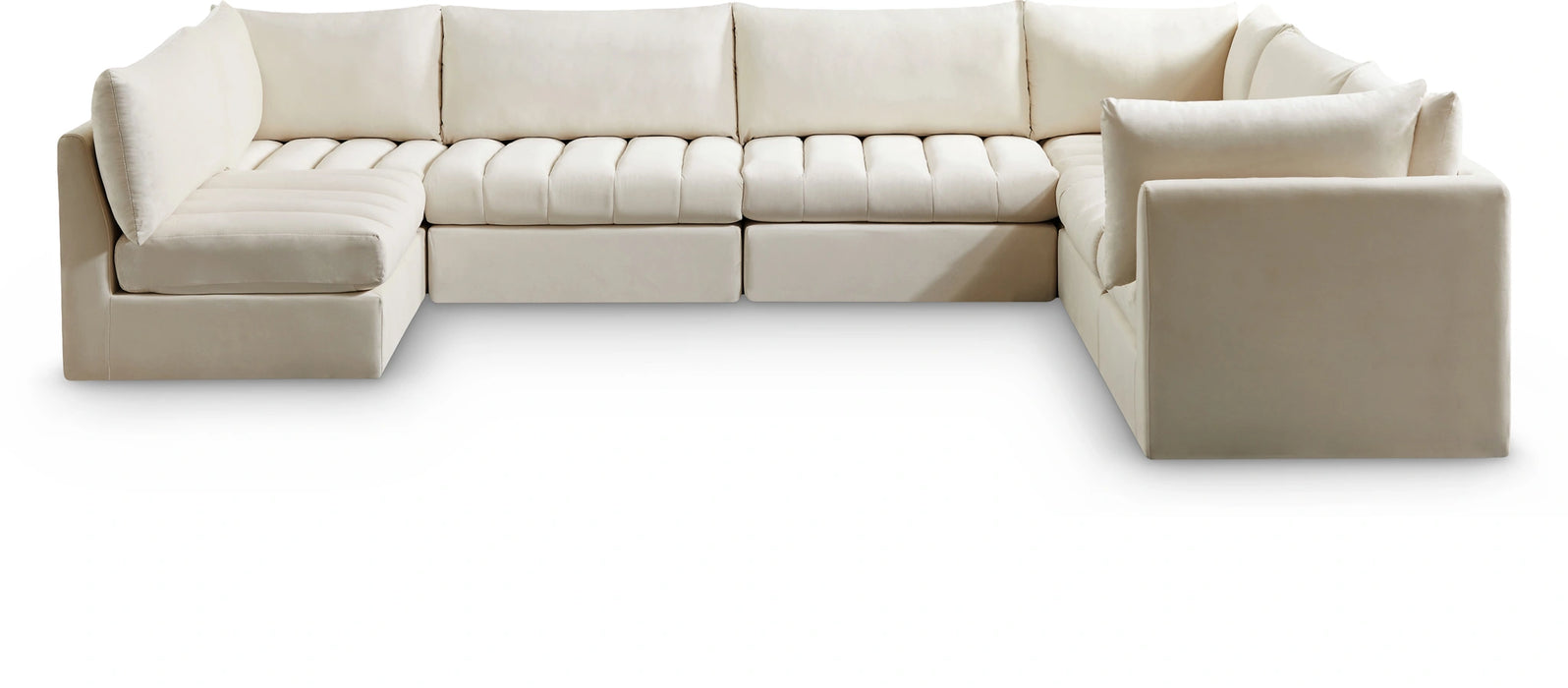 Jacob Cream Velvet Modular Sectional