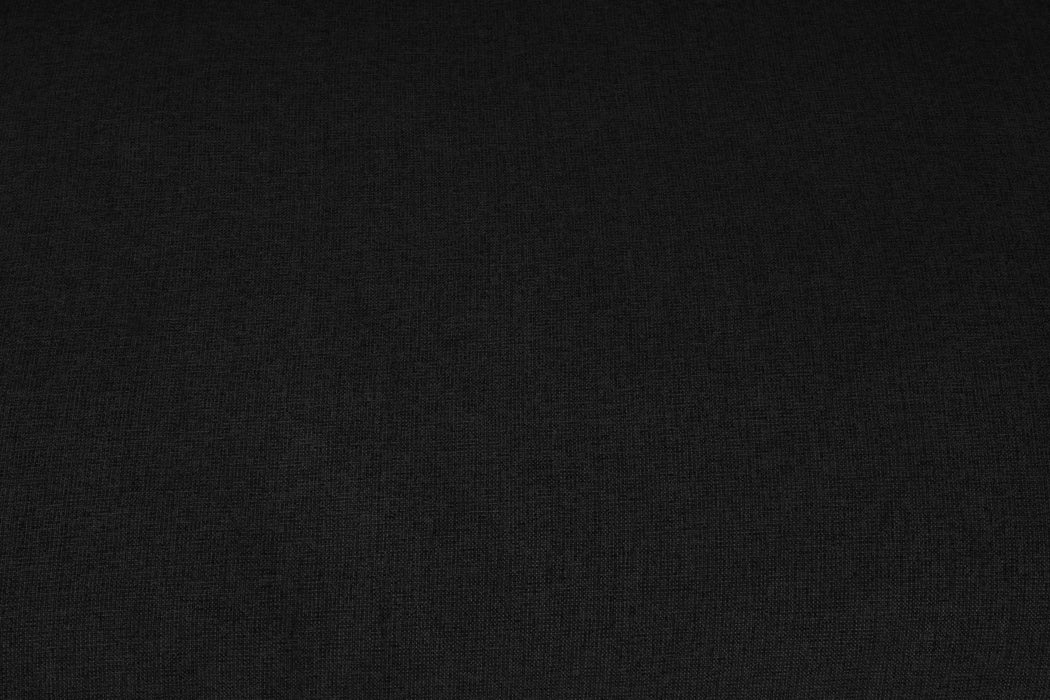 Serene Black Linen Fabric Deluxe Cloud Modular Sectional