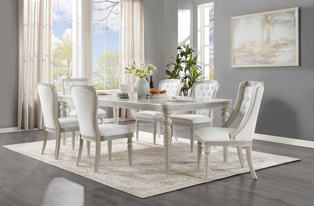 Silver Dining Table