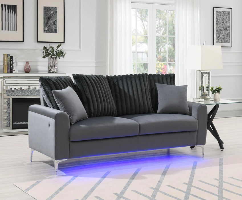 Gray Led Chair