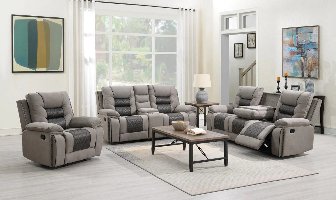 U142 Reclining Sofa-Reclining Loveseat