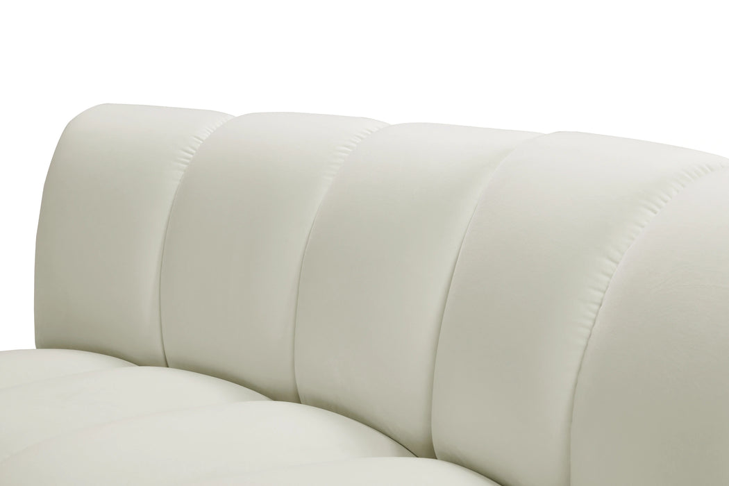 Infinity Cream Velvet 7pc. Modular Sectional