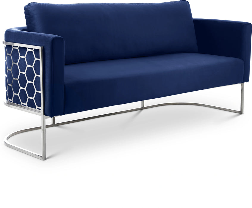 Casa Navy Velvet Sofa